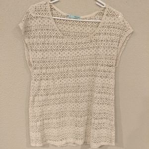 Cream Colored Lace Blouse